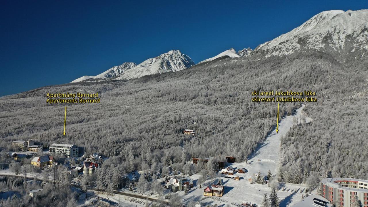 Cozy Studio With Netflix - Apartmanovy Dom Bernard Vysoké Tatry エクステリア 写真