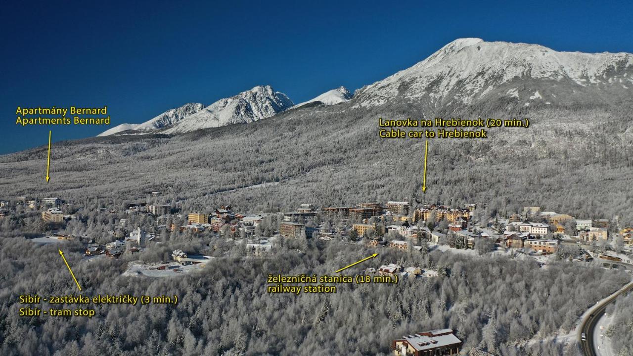 Cozy Studio With Netflix - Apartmanovy Dom Bernard Vysoké Tatry エクステリア 写真